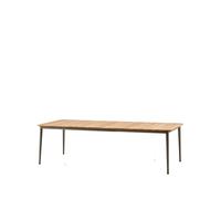 Cane-line Table à manger Core teak 274x100x74 cm Pied taupe