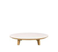 Cane-line Table basse Aspect Travertin-teak