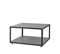 Cane-line Table basse Level céramique 79x79 cm Light grey-Lava grey