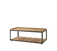 Cane-line Table basse Level teak 62x122 cm Lava grey