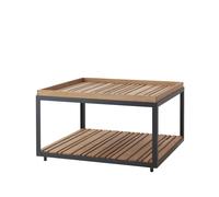 Cane-line Table basse Level teak 79x79 cm Lava grey