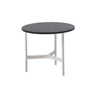 Cane-line Table basse Twist small Ø45 cm Dark grey-white