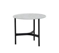 Cane-line Table basse Twist small Ø45 cm Fossil grey-lava grey