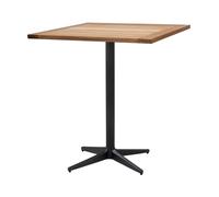 Cane-line Table de café Drop teak 72x72 cm Pied lava grey