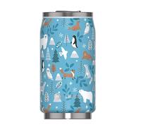 Gourde isotherme - Les Artistes Paris - Canette Polaire 280 ml - Acier inoxydable - Étanche - Design élégant