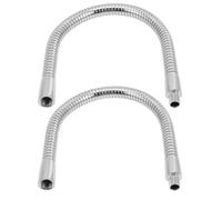 CANIGHT 2pcs Poteau D'éclairage Col de Cygne en Fer Base à Libération Rapide, Bras Flexible et Angle Réglable pour Support Liseuse ou Lampe de Bureau