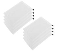 CANIGHT 8 Pièces Accessoire de Nettoyage Tête D'aspirateur pour Piscine avec Filet en Tissu Fin Réutilisable pour Fête Aquariums