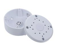 CANIGHT Boîte de Rangement pour Câbles, Boîte de Jonction de Câbles en Alliage D'aluminium, Diamètre 10mm, Argenté, Étanche, Protection des Cordons, pour Éclairage Paysager Extérieur