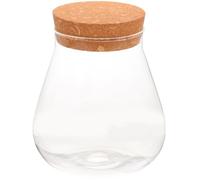 CANIGHT Bouteille en Verre Décorative Lisse et Design Créatif Bouchon en Liège pour -Paysage pour et Décoration Intérieure