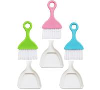 CANIGHT de Pelles à Poussière de Bureau en Plastique Multifonctionnelles 3 Sets pour Nettoyage de Débris et Poussières, Compactes pour Bureau et Bord de Fenêtre