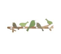 CANIGHT Décoratif Mural en Bois D'oiseau Pratique et Simple Fixation Murale Créative et Chic pour Salle de Bain ou Chambre