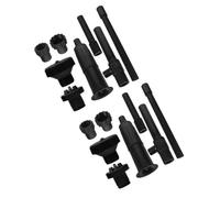 CANIGHT Ensemble De 2 Pompe Submersible Noire en Plastique pour Aquarium Tête de Fontaine Micro D'éventail, Fonctionnement Stable et Faible Consommation D'énergie, pour Décoration de