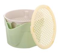 CANIGHT Jardinière à Herbe à Chat Plateau Amovible en Plastique avec Design à Double Couche Séparée Résistant la Déformation, pour Cultiver Cataire Hydroponique