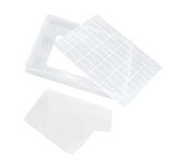 CANIGHT Kit de 3 Pièces d Outils Cuisson Nougat Feuille d Azyme pour Nougat, Plaque de Cuisson en Plastique Blanc Facile à Laver pour Pâtisserie et Biscuits