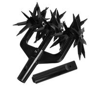 CANIGHT Kit Motoculteur Rotatif pour Jardin avec Ameublisseur de Terre ABS, Scarificateur Léger à Griffe, Outil de Travail de Sol Efficace pour Pelouses et Plantations