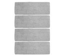 CANIGHT Lingettes Microfibre Réutilisables pour Balai Plat 4pcs Lavables pour Nettoyage des Sols en Bois et Carrelage à Domicile