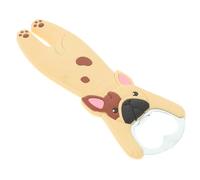 CANIGHT Magnetic Beer Opener avec Aimant Réfrigérateur Décapsuleur Manuel Métal et Silicone Outil Pratique pour Bouteilles de Bière et Boissons pour Cadeaux et Décors de Cuisine