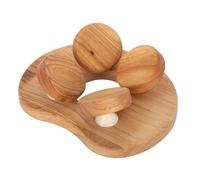 CANIGHT Oreiller Ergonomique en Bois pour Sauna Soutien Lombaire et Dossier Lisse, Accessoire Simple à Nettoyer pour Usage Personnel en Hiver