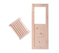 CANIGHT Panneau de Ventilation 1 Set pour Sauna en Bois Beige, Résistant à l'usure Grille D'aération, pour Cabine de Vapeur et Sauna
