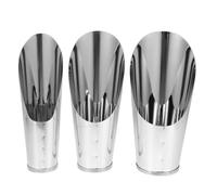 CANIGHT Pelles à Terre en Acier Inoxydable 3pcs, Outils Jardinage pour Plantes Succulentes et Nourrissage des Oiseaux, Cuillères Sol pour Creuser et Ameublir, Godets Bonsaï Résistants