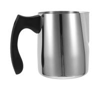 CANIGHT Pichet à Mousser Fondre la Cire en Acier Inoxydable 600ml avec Poignée Résistante Chaleur et Bec Verseur et Mousser le Lait, pour Pâtisserie Maison Réutilisable