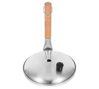 CANIGHT Poêle à Omelette avec Poignée Verticale en Bois Ronde Antiadhésive en Aluminium Mini Poêle à Induction pour Cuisson sur Gaz