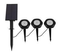 CANIGHT Projecteur Multifonction pour Piscine 3 Lampes Abs Noir 18led
