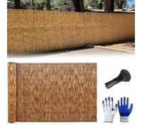 Canisse Bambou 1m 1m10 1m20 1m30 1m40 1m50 1m60 1m70 1m80 Hauteur Rouleau De Clôture en Roseau Brise-Vue Bambou pour Jardin Balcon Clôture D'intimité en Roseau, Clôture Extérieure