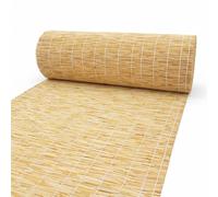 Canisse Bambou Brise-Vue en Roseau Naturel Extérieur, Rouleau de Protection Contre le Soleil, Store de Clôture pour Séparation de Cour Aménagement Paysager et Balcon(Nature,140x200cm)