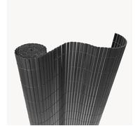 casa.pro Brise-Vue en PVC Cefalu avec Traverse de Renfort Résistant aux UV et aux Intempéries Longueur Découpable Cache Balcon Extérieur pour Jardin Terrasse 100 x 500 cm 16 mm Anthracite