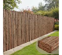 Canisse en Écorce Zamora 300 x 150 cm Brise-Vue Naturel casa.pro | Paravent pour jardin, parcs, protection de la vie privée, légère