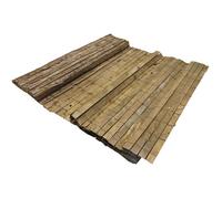Nature Canisse - Écorce naturelle de pin - 27 pièces par mètre linéaire - 3 x 1 m