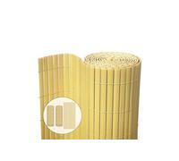 VOUNOT® Canisse PVC brise vue ultra renforce avec attaches de fixation 80x300cm beige