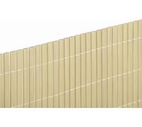 Canisse PVC double face 20mm - coloris Bambou - 1x3m
