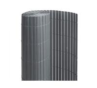 Canisse PVC double face Anthracite : 1m x 3m