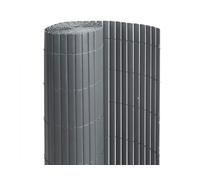 Canisse PVC double face Anthracite : 1m20 x 3m