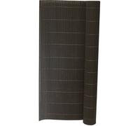 Canisse PVC double face - NATURE - 10 mm - Gris - 3 x 1 m