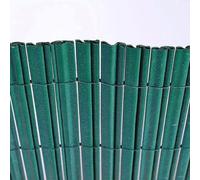 Canisse PVC double face verte 1,5 x 3 m - fil PEHD - 30 % recyclé
