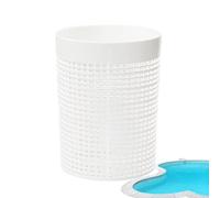 Canister à Feuilles pour Aspirateur de Piscine Filtre Anti-Colmatage à | Réservoir à Filtre en Mailles pour Aspirateur pour Extérieur Maison Parc Jardin Fête
