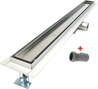 Caniveau de douche à carreler 800mm Écoulement de douche plat 80cm Écoulement de bain T3AT Écoulement de sol