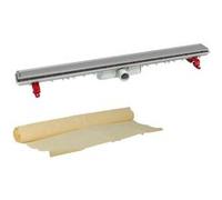 Caniveau de douche inox réversible 890mm + natte - SICANATFH90R - Docia - NICOLL