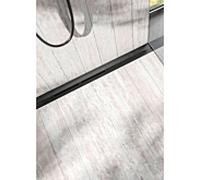 Caniveau de douche TECE, profilé 671621, 1600 mm, largeur 55 mm, acier inoxydable brossé, noir