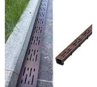 Caniveau Exterieur Caniveaux Et Grilles De Drainage Étroits Kit | Crépines Pour Trottoir Allée Garage Terrasse Siphon Sol Pour Jardin Cour Balcon ,1pcs