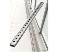 Caniveau Exterieur Kit Grille De Drainage,Tranchée En Métal Mince,Grille De Caniveau D'égout Pour Arrêter Feuilles,Grille De Trottoir,Clôture,Cour,Dérivateur De Gouttière Pour L'eau 8m,10×5cm