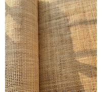Cannage Rouleau pour Meuble 100x150 cm Grande taille Naturel Rotin Rouleau de Cannage rotin, Osier pour Vannerie Canne pré-tissée Tissu à Maille Ouverte pour Chaise, Tête de lit, Buffet,Commode Porte