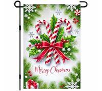 Canne À Sucre Mignonne Drapeaux De Jardin 30X45Cm Drapeaux Durable Double Face Drapeau De Cour Pour Toutes Les Saisons Porte Chambres