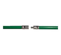 Canne de ramonage verte - raccord 12x175 Ø20 mm - longueur 1,5 m PROGALVA