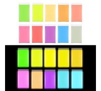 Canollo Pigment de couleur époxy lumineuse, 10 couleurs, poudre pigmentée lumineuse, poudre époxy, poudre lumineuse, kit pour nail art, peinture, slime, peinture acrylique, bricolage