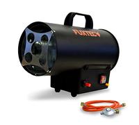 Canon à air chaud au gaz FUXTEC GH10-10 kW puissance de chauffage, 300 m³/h débit d’air chaud, chauffage industriel gaz butane - propane (IMPORT ALLEMAGNE)