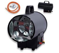 Canon a air chaud - FUXTEC FX-GH10 - Au gaz 10kW 300 m3/h IP44 Import Allemagne détendeur FR non inclus